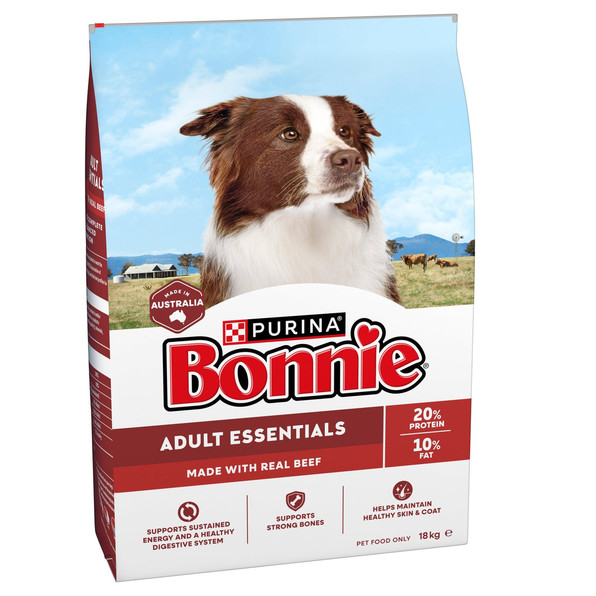 Bonnie Dry Dog Food Essentials Beef 18kg - Woonona Petfoods