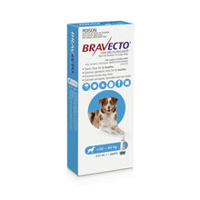 Bravecto Spot On for Dogs 20 - 40kg 1 Pack Blue - Woonona Petfoods