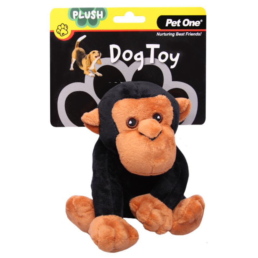 Pet One Dog Toy Plush Squeaky 15cm