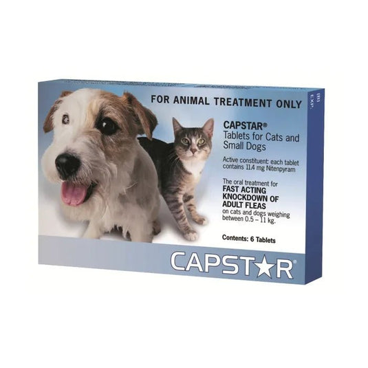 Capstar Flea Tablets for Small Dogs and Cats - Woonona Petfoods
