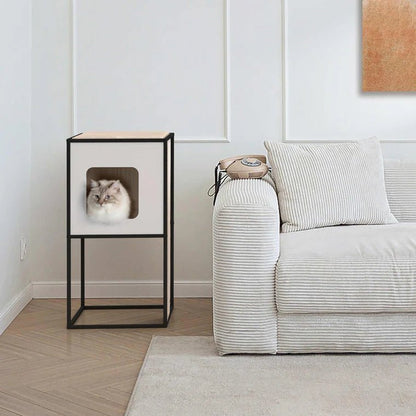 Catit Vesper Patio White with Scratcher Pad - Woonona Petfoods