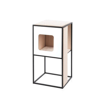 Catit Vesper Patio White with Scratcher Pad