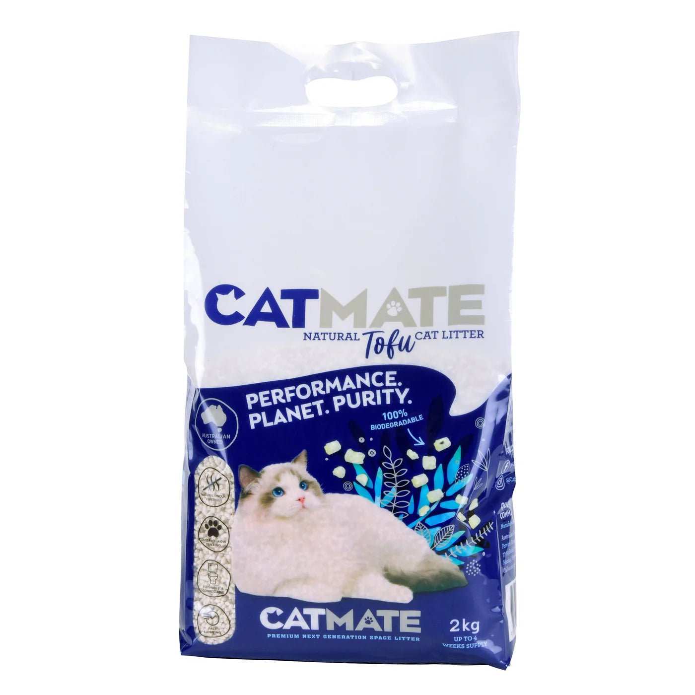 Catmate Tofu Cat Litter 2kg - Woonona Petfood & Produce