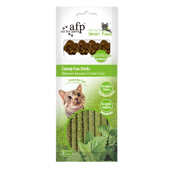 Catnip Fun Sticks 8 Pack - Woonona Petfoods