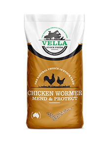 Chicken Wormer Pellet Vella 20kg - Woonona Petfood & Produce