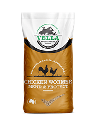 Chicken Wormer Pellet Vella 20kg - Woonona Petfood & Produce