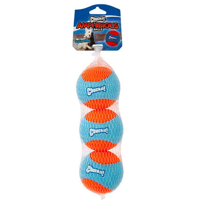 ChuckIt Amphibious Balls Medium 6.3cm 3 Pack - Woonona Petfoods