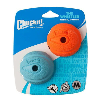 Chuckit Whistler Ball 5cm 2 Pack