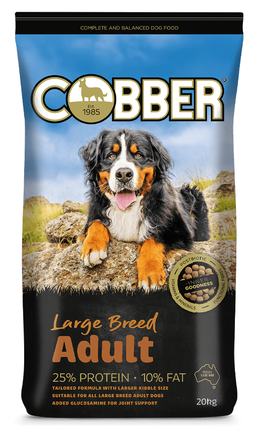 Cobber Dry Dog Food Adult Large Breed 20kg - Woonona Petfoods