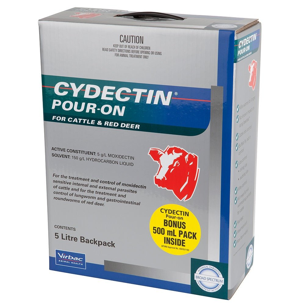 Cydectin Cattle Pour On - Woonona Petfoods