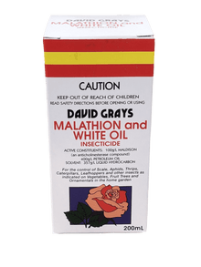 David Grays White Oil and Malathion 200ml - Woonona Petfoods