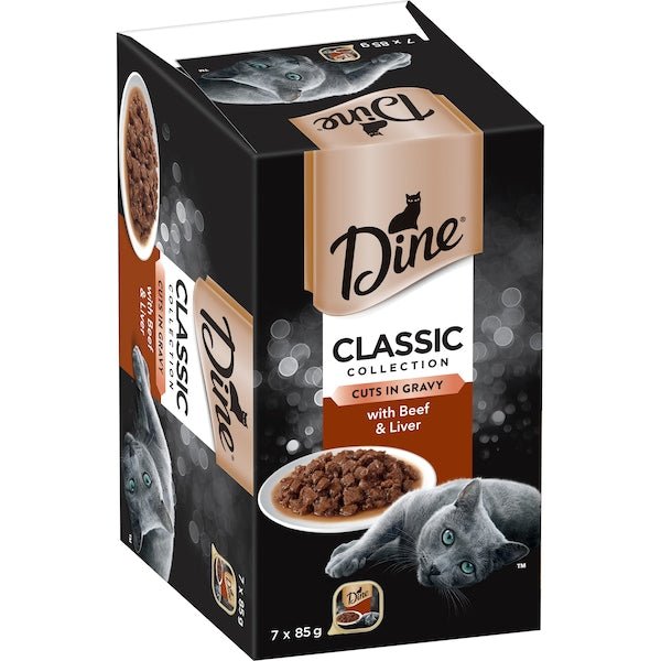 Dine Beef & Liver Gravy 7x85g - Woonona Petfoods