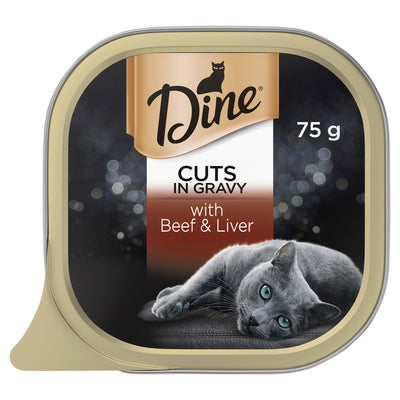 Dine Beef Liver in Gravy 14x85g - Woonona Petfoods
