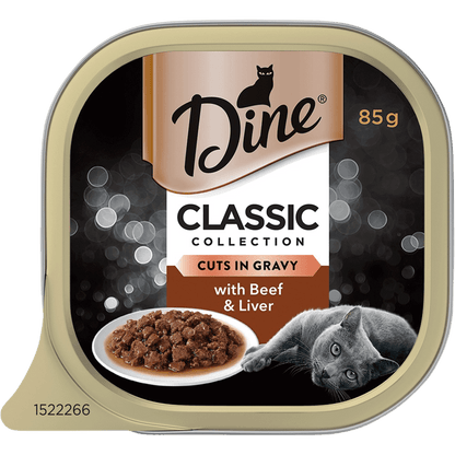 Dine Beef Liver in Gravy 85g - Woonona Petfoods