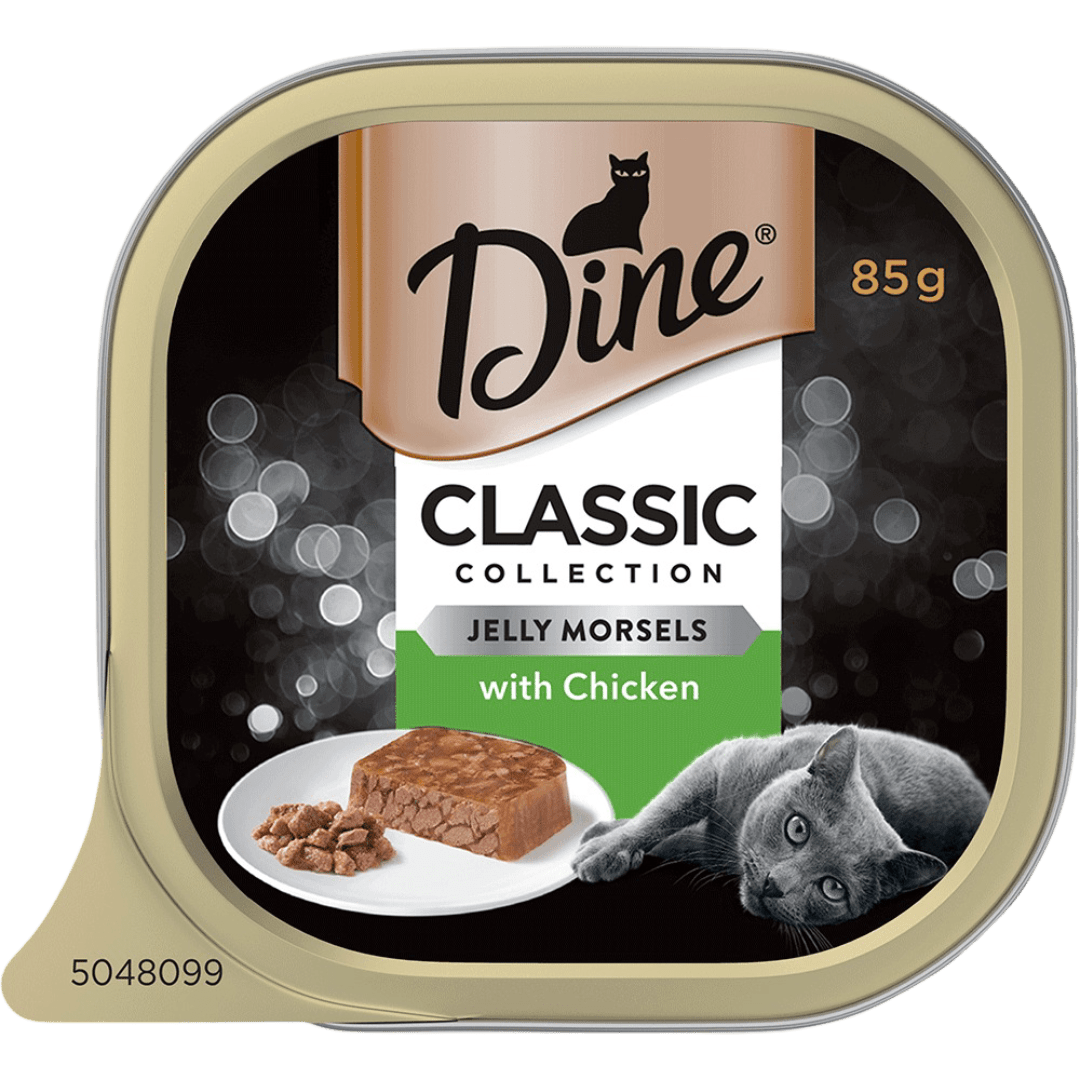Dine Chicken Morsels Jelly 85g - Woonona Petfoods
