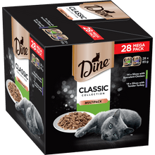 Dine Classic Collection Variety Pack Succulent Chicken and Tender Turkey Cat Food 28x85g - Woonona Petfoods