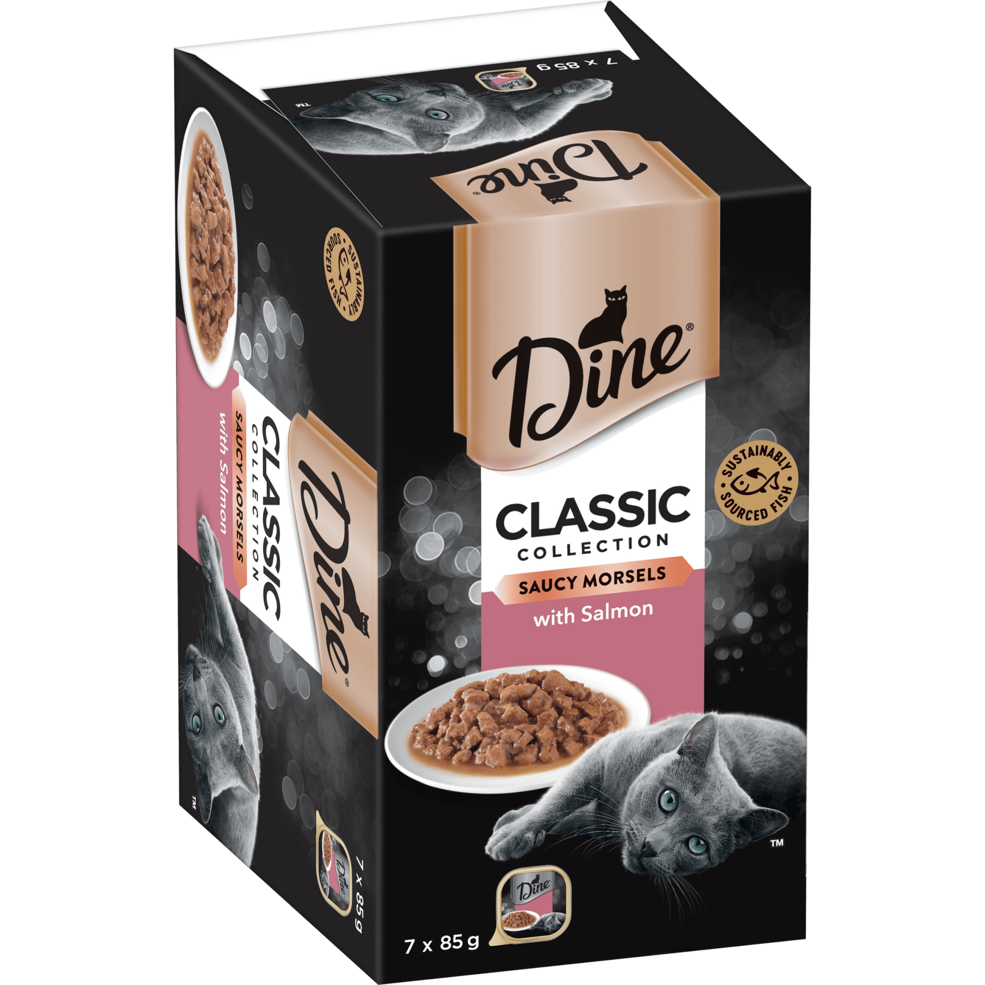 Dine Classic Salmon in Seafood Sauce 7x85g - Woonona Petfoods