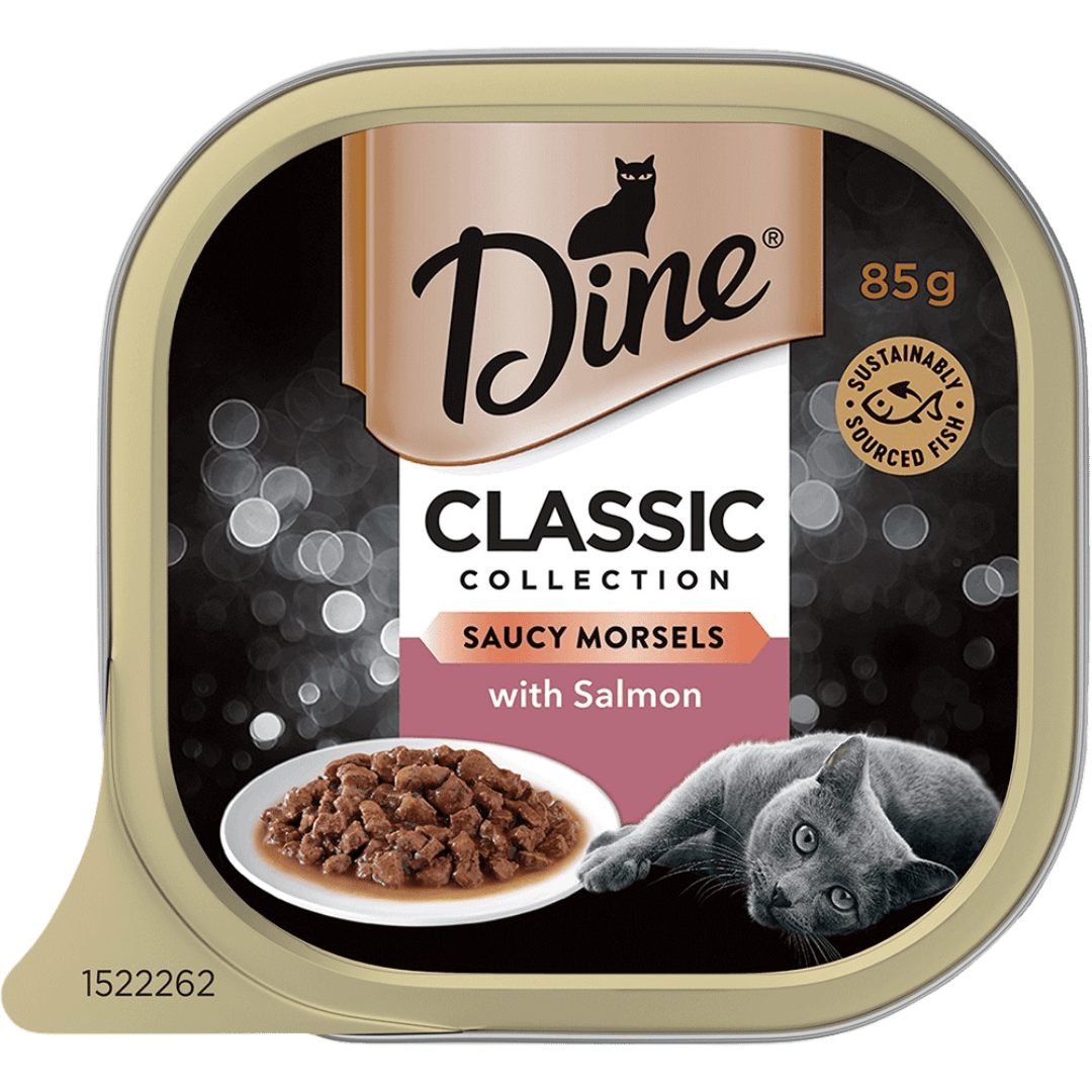 Dine Classic Salmon in Seafood Sauce 85g - Woonona Petfoods