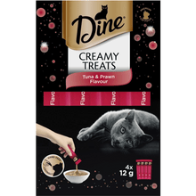 Dine Creamy Treats Tuna & Prawn 8 x (4x12g) - Woonona Petfoods