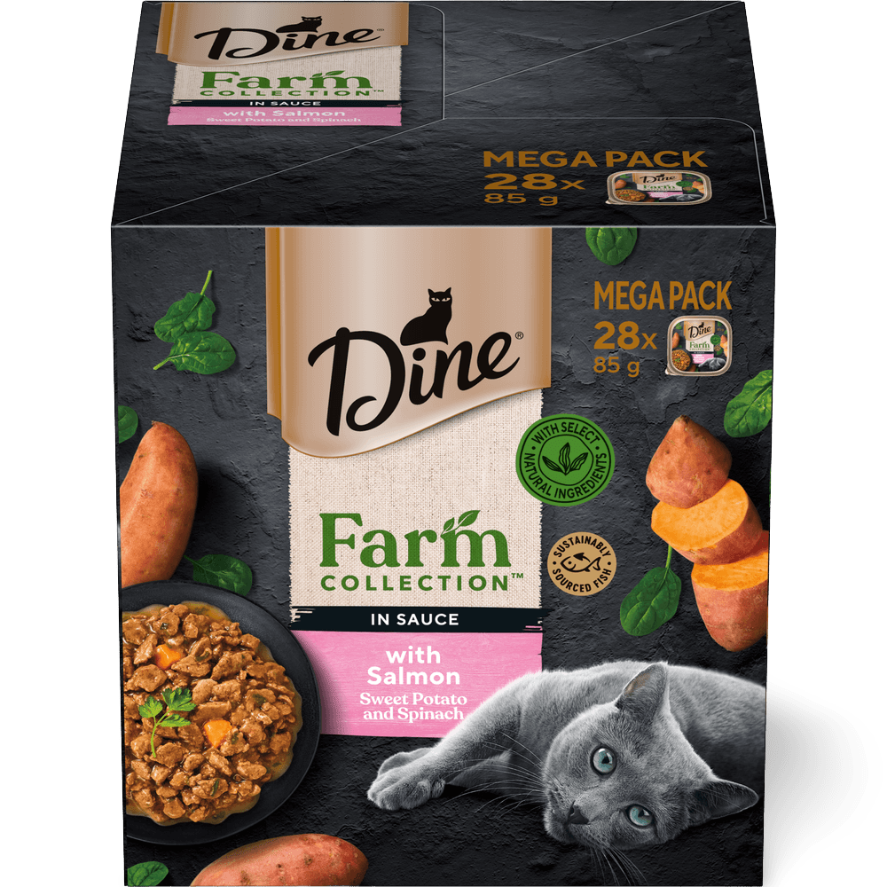 Dine Farm Collection with Salmon Sweet Potato and Spinach 28x85g - Woonona Petfoods