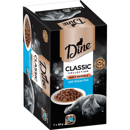 Dine Saucy Morsel Oceanfish Sauce 7x85g - Woonona Petfoods