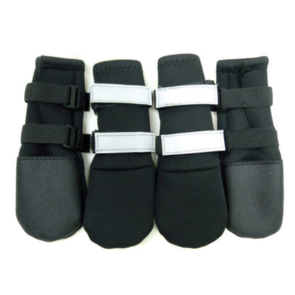 Dog Boots Waterproof Black ZEEZ - Woonona Petfoods