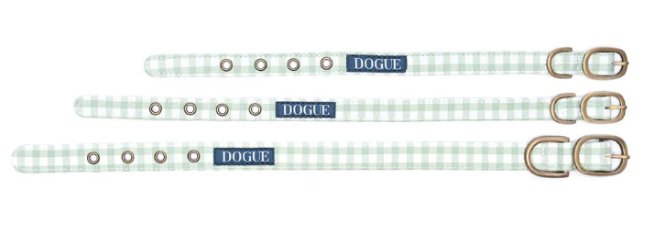 Dogue Collar Gingham Green - Woonona Petfood & Produce