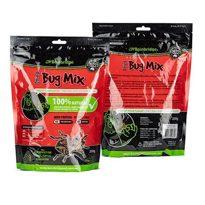 Dried Mealworm & Bug Mix - Woonona Petfoods