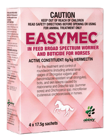 Easymec In Feed Broad Spectrum Horse Wormer - Woonona Petfoods