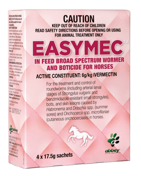 Easymec In Feed Broad Spectrum Horse Wormer - Woonona Petfoods