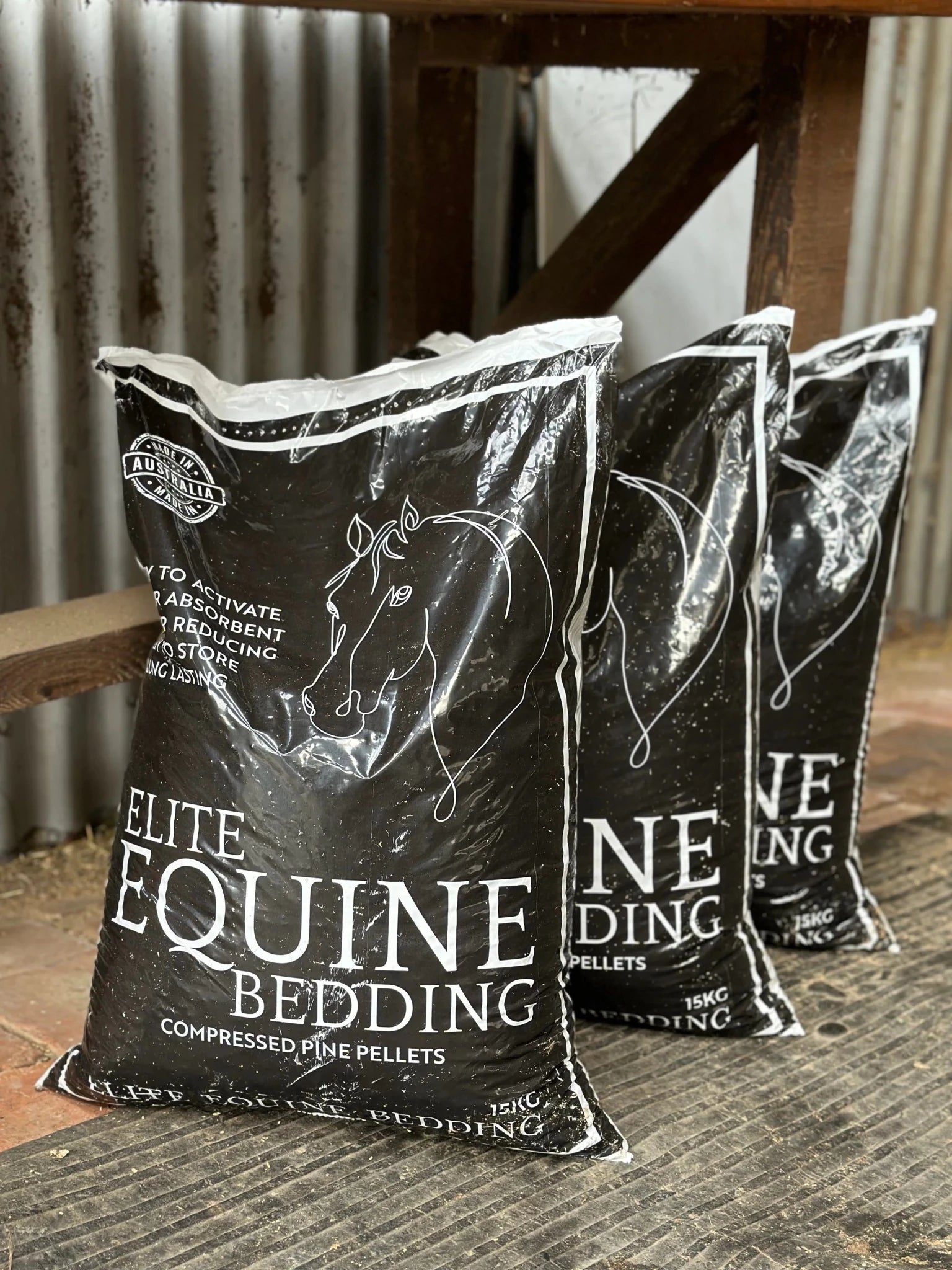 Elite Equine Bedding Pellets 15kg - Woonona Petfoods