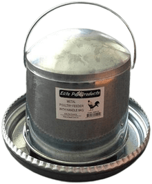 Elite Pet Metal Poultry Feeder with Handle 12kg - Woonona Petfoods
