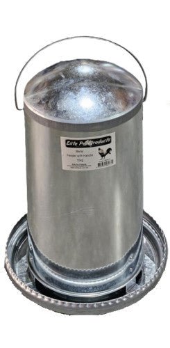 Elite Pet Metal Poultry Feeder with Handle - Woonona Petfoods