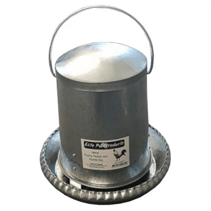 Elite Pet Metal Poultry Feeder with Handle - Woonona Petfoods
