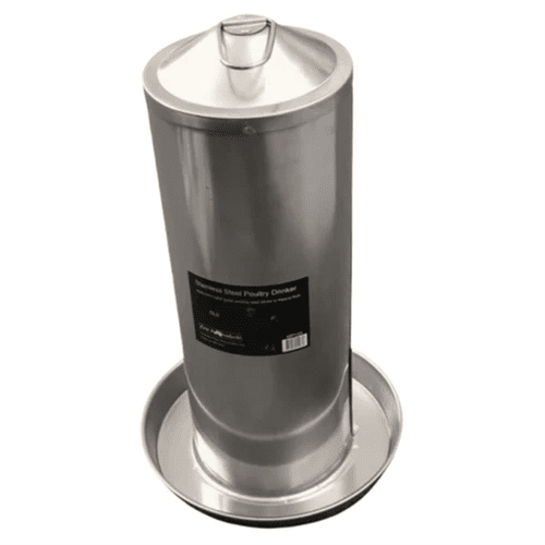 Elite Pet Poultry Drinker Stainless Steel - Woonona Petfoods