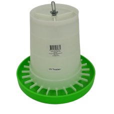 Elite Poultry Feeder Green & White - Woonona Petfood & Produce