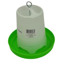 Elite Poultry Feeder Green & White - Woonona Petfood & Produce