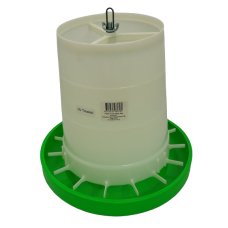 Elite Poultry Feeder Green & White - Woonona Petfood & Produce