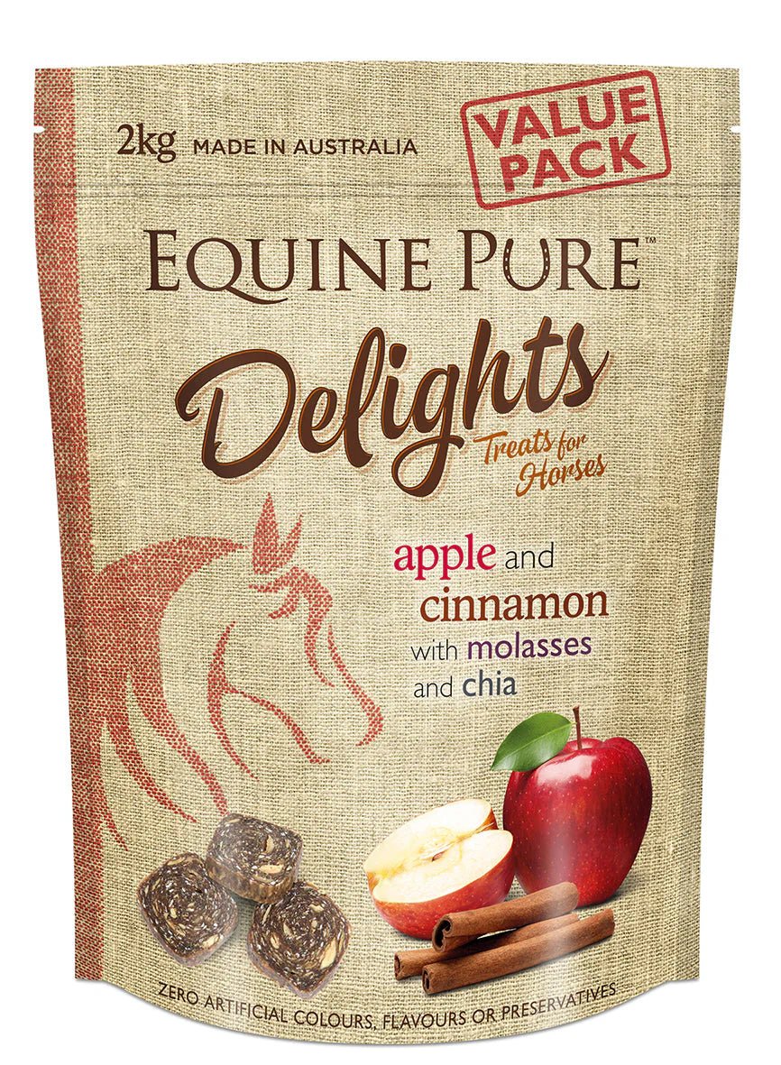 Equine Pure Delights Apple Cinnamon Molasses and Chia - Woonona Petfood & Produce