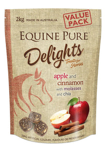 Equine Pure Delights Apple Cinnamon Molasses and Chia - Woonona Petfood & Produce