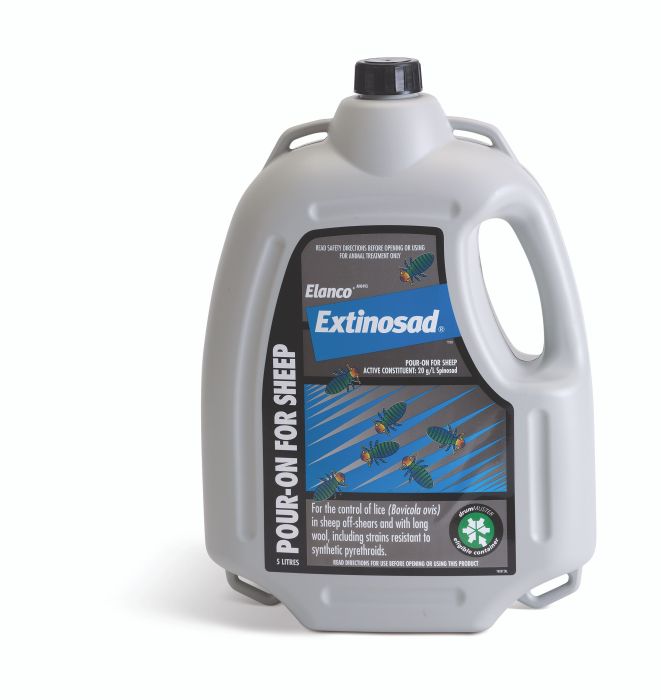 Extinosad Pour On for Sheep 5 Litres - Woonona Petfoods