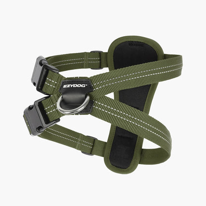 Ezydog Essential Chest Plate Harness Green - Woonona Petfoods