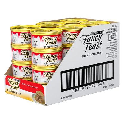 Fancy Feast Classic Pate Beef and Chicken Feast