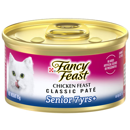 Fancy Feast Classic Pate Senior Chicken 24x85g - Woonona Petfood & Produce