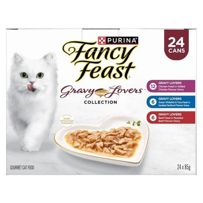 Fancy Feast Gravy Lovers Poultry & Beef Variety 24x85g - Woonona Petfoods