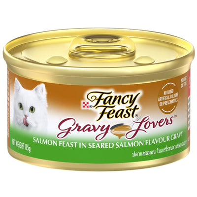 Fancy Feast Gravy Lovers Salmon Feast 85g - Woonona Petfood & Produce