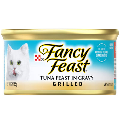 Fancy Feast Grilled Tuna Feast in Gravy 85g - Woonona Petfood & Produce