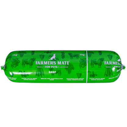 Farmers Mate Fresh Beef Roll - Woonona Petfood & Produce