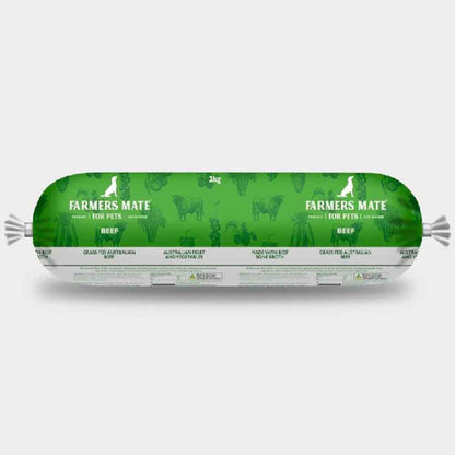Farmers Mate Fresh Beef Roll - Woonona Petfood & Produce