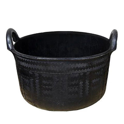 Feed Tub Recycled Rubber 37 Litre 2 Handles - Woonona Petfoods